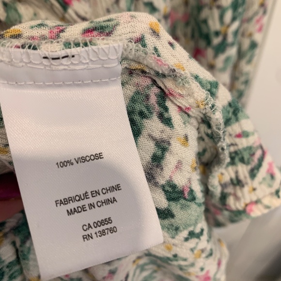 NEVER WORN! Reitmans Floral 3/4-Sleeve Blouse with Square Neckline Sz 2X - Picture 7 of 11